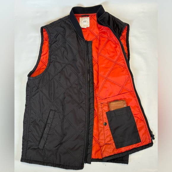 H&M BOMBER VEST JACKET LARGE - Picture 5 of 6
